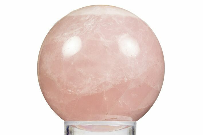Polished Rose Quartz Sphere - Madagascar #323577